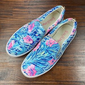 Lilly Pulitzer slip on sneakers size 7